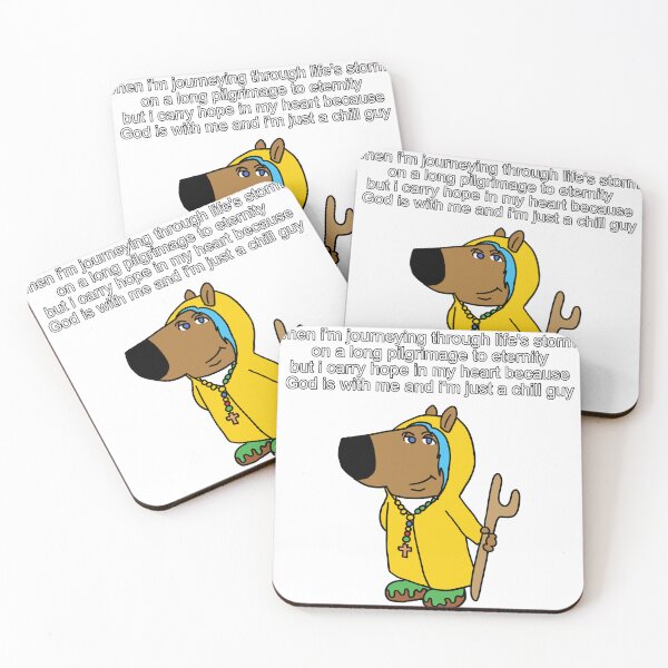 Item preview, I'm just a chill guy x Luce Vatican Mascot Jubilee 2025 crossover meme designed and sold by KatelynMitalski.