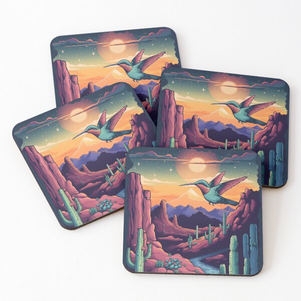 Item preview, Hummingbird in the desert designed and sold by Halyna Nechyporuk.