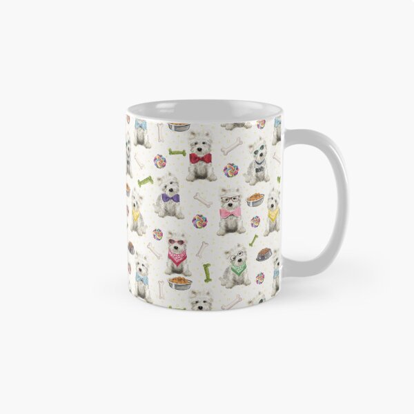 Item preview, White Westies with Accessories Whimsical designed and sold by LuciaS.