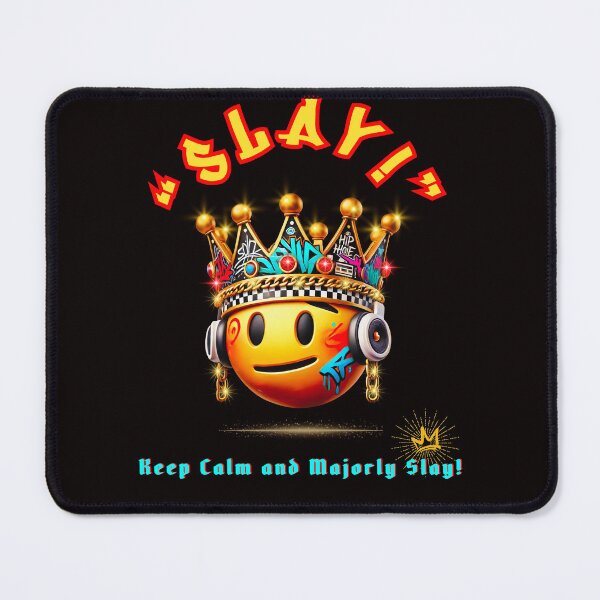 Item preview, "SLAY Royal Crown Emoji Design" - From The "SAY WHAT NOW ?!?" Collection By TOUDOU DIGITAL designed and sold by ToudouDesign.