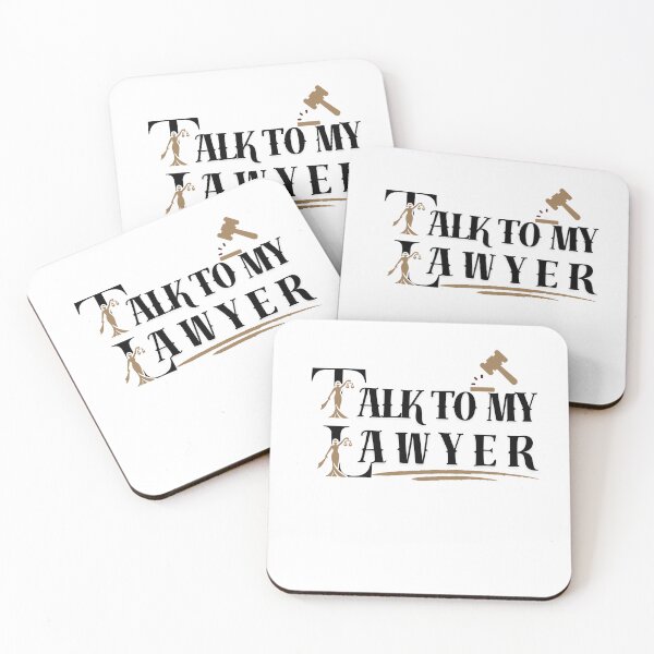 Item preview, Copy of Talk to my lawyer funny quote awesome law students  designed and sold by Adventure paradise ⭐⭐⭐⭐⭐.