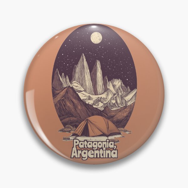 Item preview, Patagonia (Argentina) | Iconic Trails and Peaks Series designed and sold by WanderUpNorth.