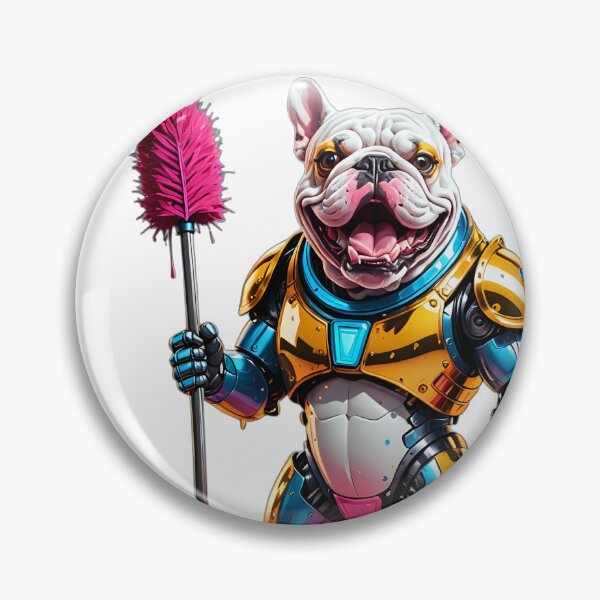 Item preview, Fluorescent cleaning robot bulldog designed and sold by Dan9010.