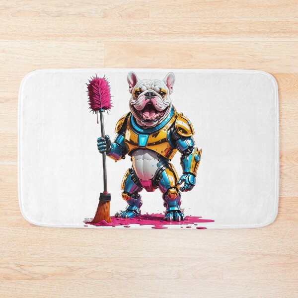 Item preview, Fluorescent cleaning robot bulldog designed and sold by Dan9010.