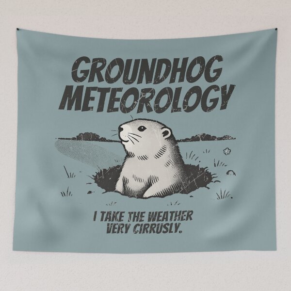 Item preview, Groundhog Day Meteorology Pun Weather Very Cirrusly  designed and sold by HowToCanadian.