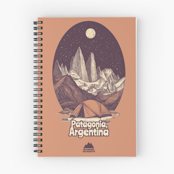 Item preview, Patagonia (Argentina) | Iconic Trails and Peaks Series designed and sold by WanderUpNorth.