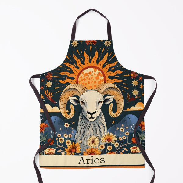 Item preview, Aries Tarot Card Boho Celestial Zodiac designed and sold by JuliaPop.