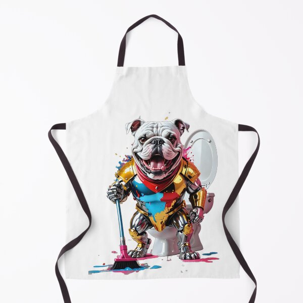 Item preview, Bulldog robot cleaning toilet fluo wc designed and sold by Dan9010.