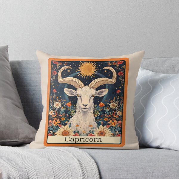 Item preview, Capricorn Tarot Card Boho Celestial Zodiac designed and sold by JuliaPop.