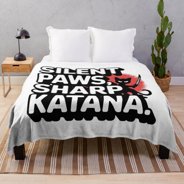 Item preview, Silent paws, sharp katana designed and sold by IconsStyles.
