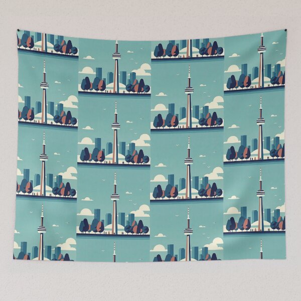 Item preview, CN Tower Minimalism Art Style designed and sold by artofuniverse.