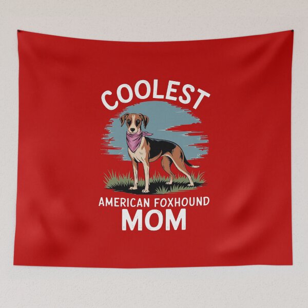 Item preview, Coolest American Foxhound Mom designed and sold by MGRcompany.