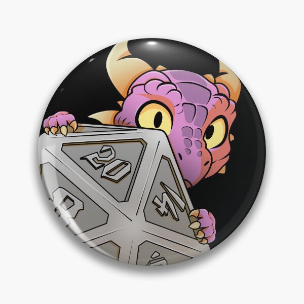 Item preview, Dragon with a 20 die designed and sold by ChezTokousha.