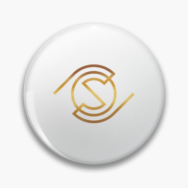 Item preview, Letter S Circle: Gold Metallic Style designed and sold by rasagamastore.