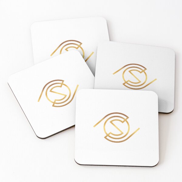 Item preview, Letter S Circle: Gold Metallic Style designed and sold by rasagamastore.
