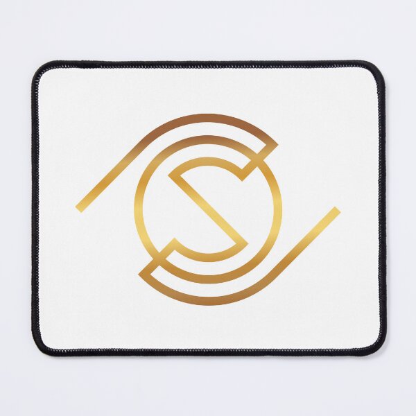 Item preview, Letter S Circle: Gold Metallic Style designed and sold by rasagamastore.