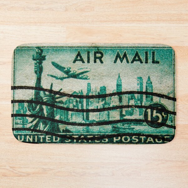 Item preview, Old postage stamp from USA 15 cents with statue of liberty designed and sold by Photopat.