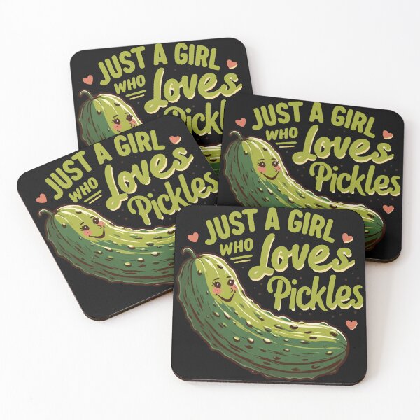 Item preview, Just A Girl Who Loves Pickles designed and sold by TomFrontierArt.