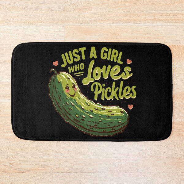 Item preview, Just A Girl Who Loves Pickles designed and sold by TomFrontierArt.