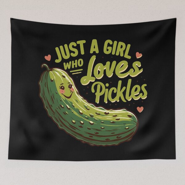 Item preview, Just A Girl Who Loves Pickles designed and sold by TomFrontierArt.