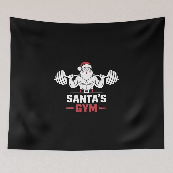 Item preview, Special christmas artwork: Santa's Gym designed and sold by Davideus.