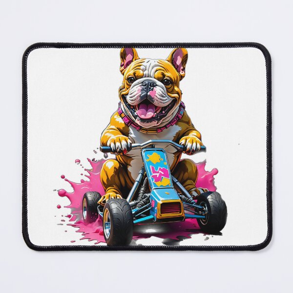 Item preview, Futuristic neon karting bulldog designed and sold by Dan9010.
