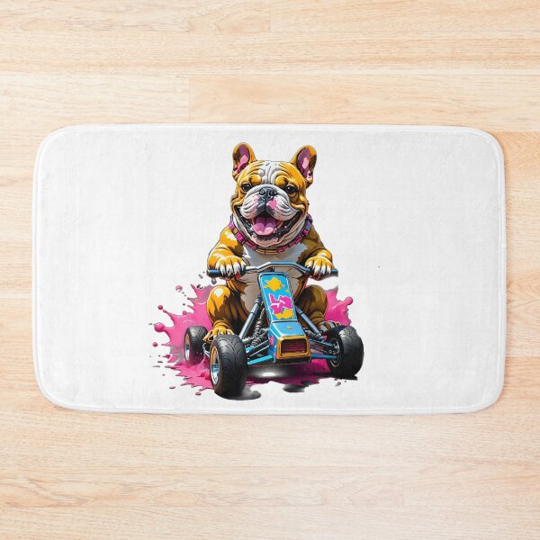 Item preview, Futuristic neon karting bulldog designed and sold by Dan9010.