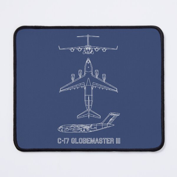 Item preview, C-17 Globemaster III Military Transport Plane Blueprints designed and sold by MilitaryMart.