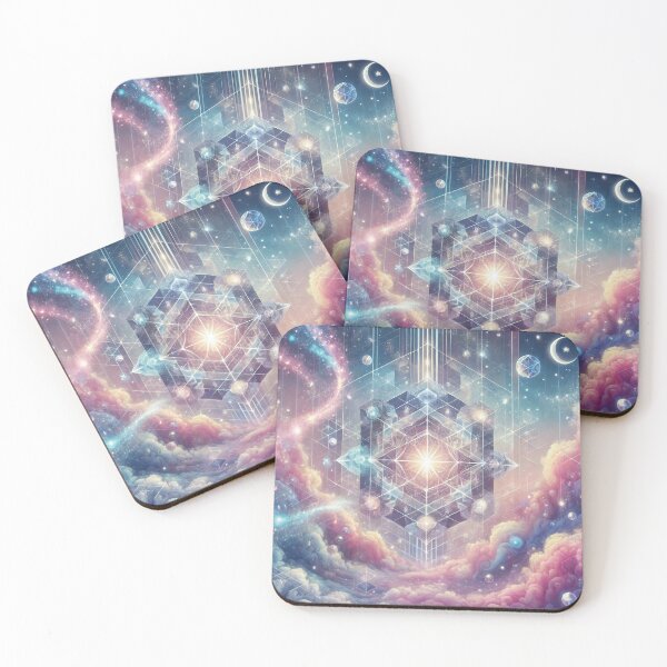 Item preview, Surreal Geometric Sky: Pastel Dreams designed and sold by RealmBeastsAI.