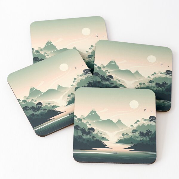 Item preview, Amazon Rainforest Minimalism Art Style designed and sold by artofuniverse.
