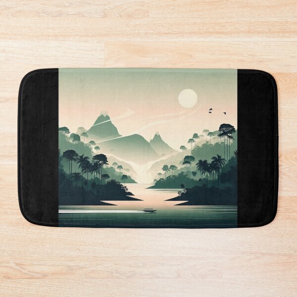 Item preview, Amazon Rainforest Minimalism Art Style designed and sold by artofuniverse.