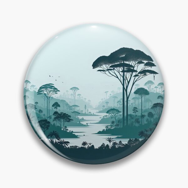 Item preview, Amazon Rainforest Minimalism Art Style designed and sold by artofuniverse.