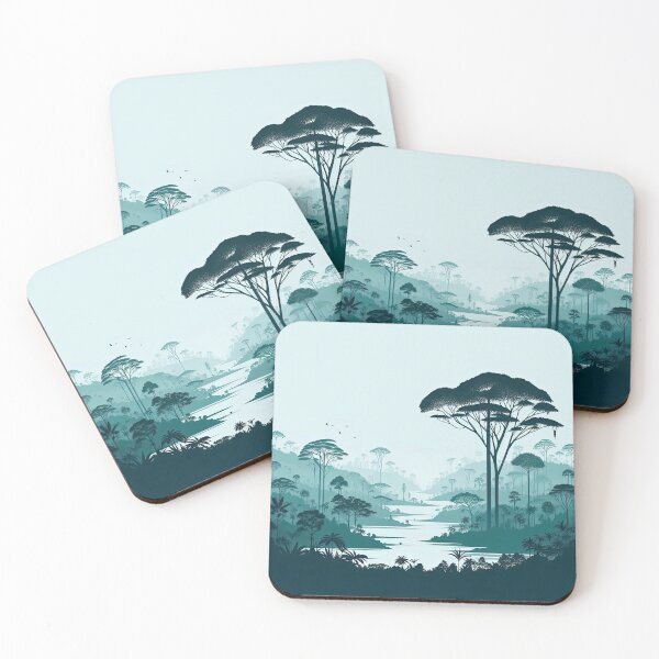 Item preview, Amazon Rainforest Minimalism Art Style designed and sold by artofuniverse.