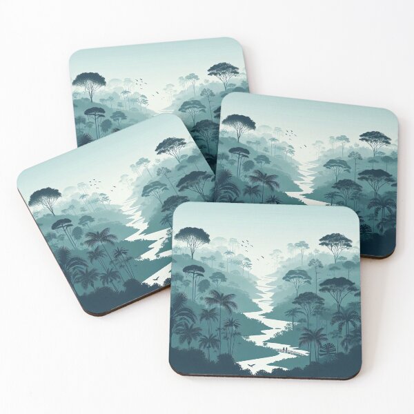 Item preview, Amazon Rainforest Minimalism Art Style designed and sold by artofuniverse.