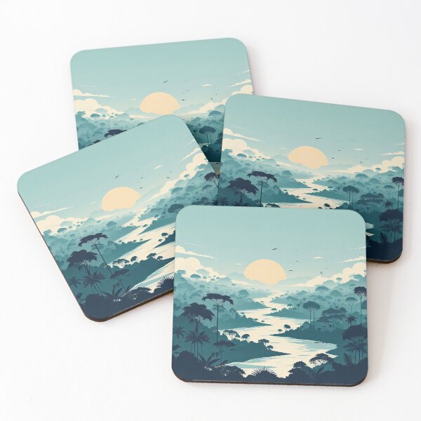 Item preview, Amazon Rainforest Minimalism Art Style designed and sold by artofuniverse.