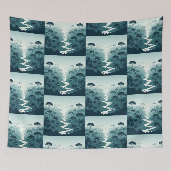 Item preview, Amazon Rainforest Minimalism Art Style designed and sold by artofuniverse.