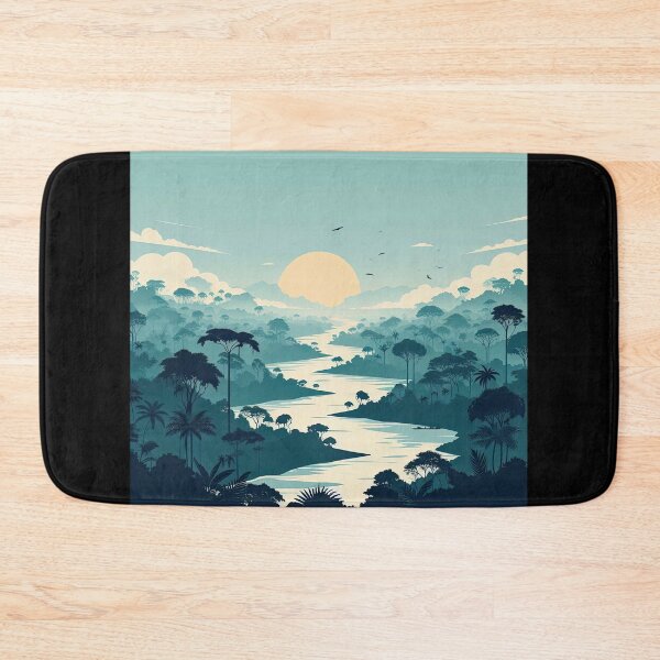 Item preview, Amazon Rainforest Minimalism Art Style designed and sold by artofuniverse.