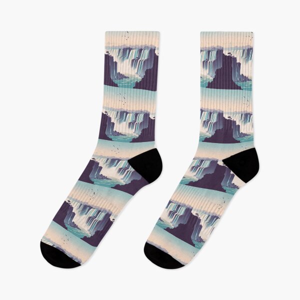 Item preview, Iguazu Falls Minimalism Art Style designed and sold by artofuniverse.