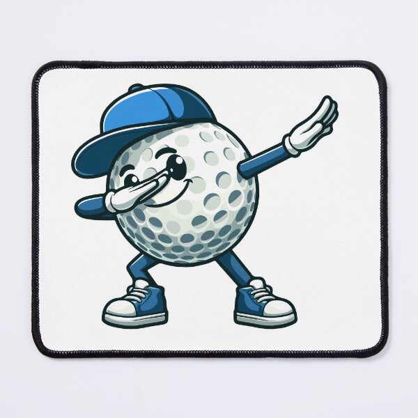 Item preview, Dabbing Golf Ball Cartoon Character designed and sold by Riley-art102.