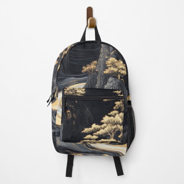 Item preview, Create stunning landscapes with dark rocky mountains, golden trees and meandering river patterns in a mystical setting. designed and sold by Jerhus.