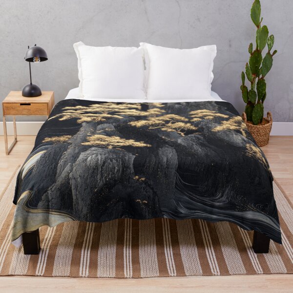 Item preview, Create stunning landscapes with dark rocky mountains, golden trees and meandering river patterns in a mystical setting. designed and sold by Jerhus.