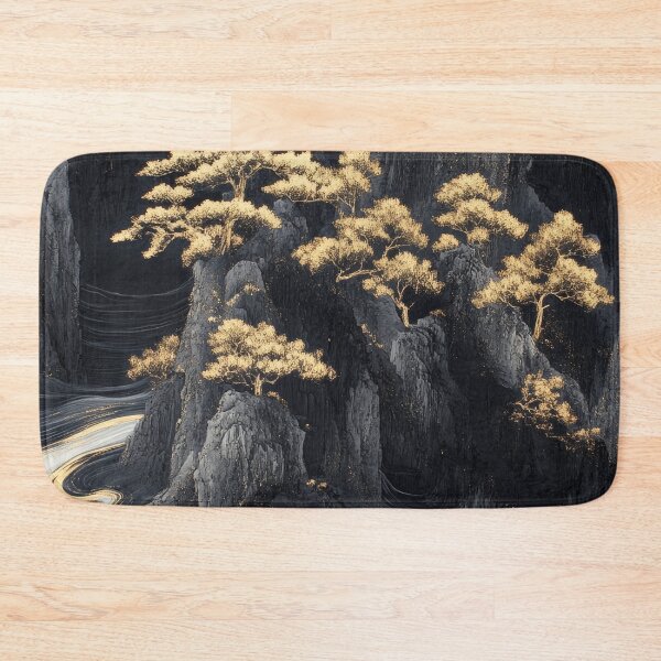 Item preview, Create stunning landscapes with dark rocky mountains, golden trees and meandering river patterns in a mystical setting. designed and sold by Jerhus.