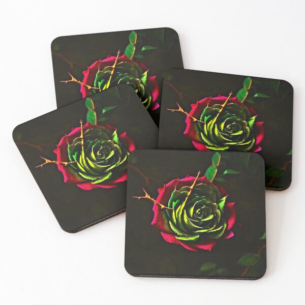 Item preview, Red rose in the moonlight designed and sold by Earth Nature Creations.