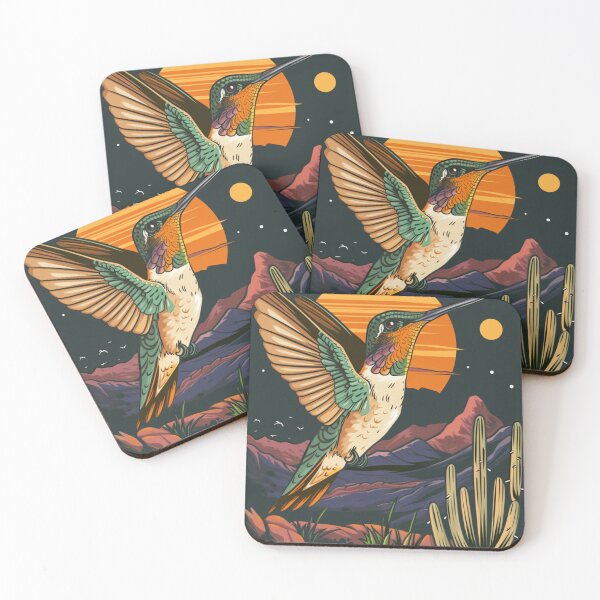 Item preview, Hummingbird in the desert designed and sold by Halyna Nechyporuk.