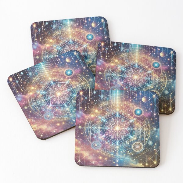 Item preview, Surreal Cosmic Geometry: Celestial Harmony designed and sold by RealmBeastsAI.
