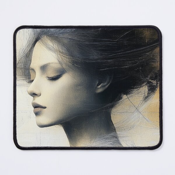Item preview, Female portrait. Demure No4. Dark & Light Art. designed and sold by Shoot-The-Moon.