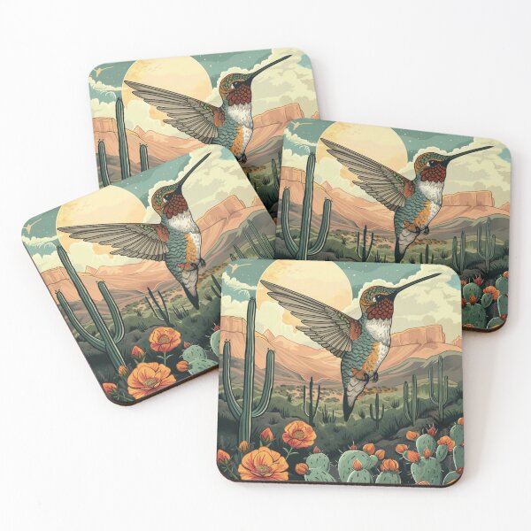 Item preview, Hummingbird in the desert designed and sold by Halyna Nechyporuk.