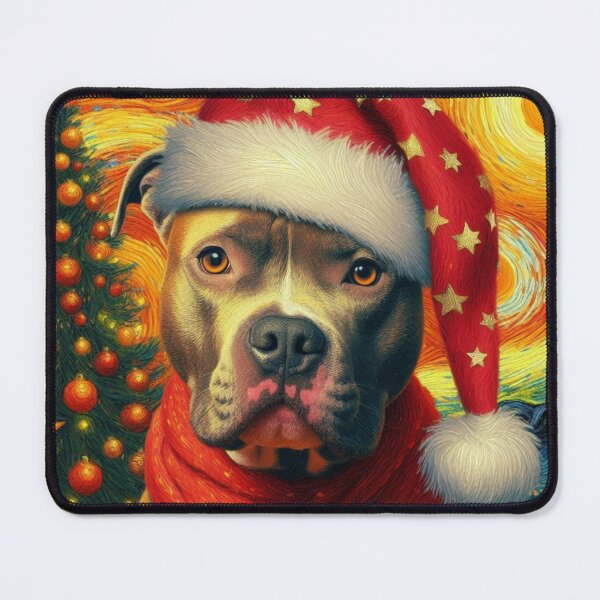 Artikelvorschau, Weihnachts-Pitbull entworfen und verkauft von 123ks.