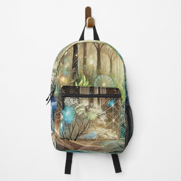 Item preview, Surreal Forest Geometry: Mystical Woodland Glow designed and sold by RealmBeastsAI.