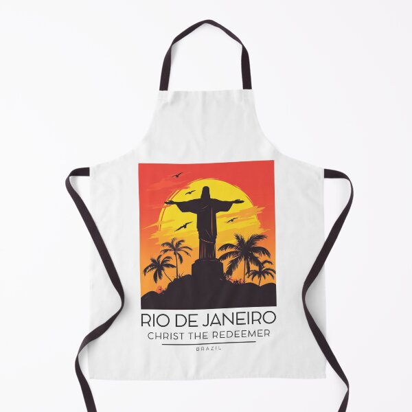 Item preview, A Vintage Illustration of Christ the Redeemer (Cristo Redentor) in Rio de Janeiro designed and sold by GoodOldVintage.
